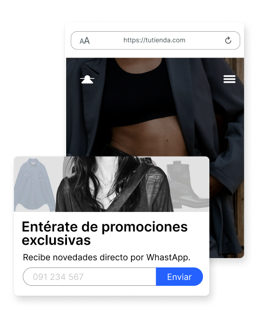 Utilizando chat-ins para capturar números de teléfono en el sitio web