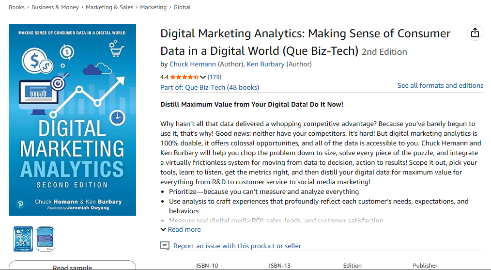 Los 6 mejores libros de marketing digital: Digital Marketing Analytics