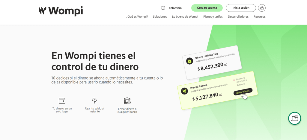 Mejores pasarelas de pago en Latinoamérica: Wompi