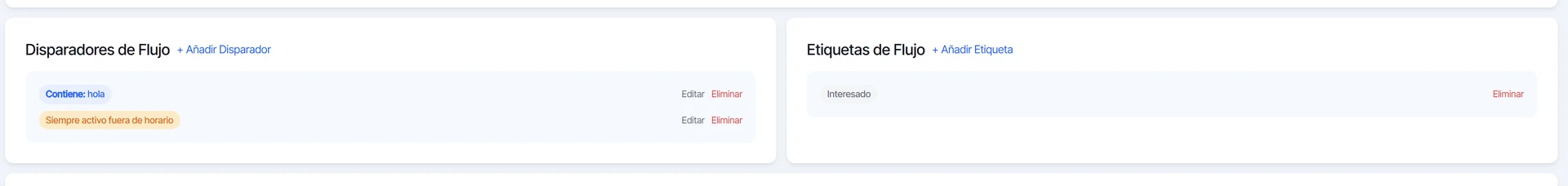 Disparadores del flujo con el nuevo disparador fuera de horario
